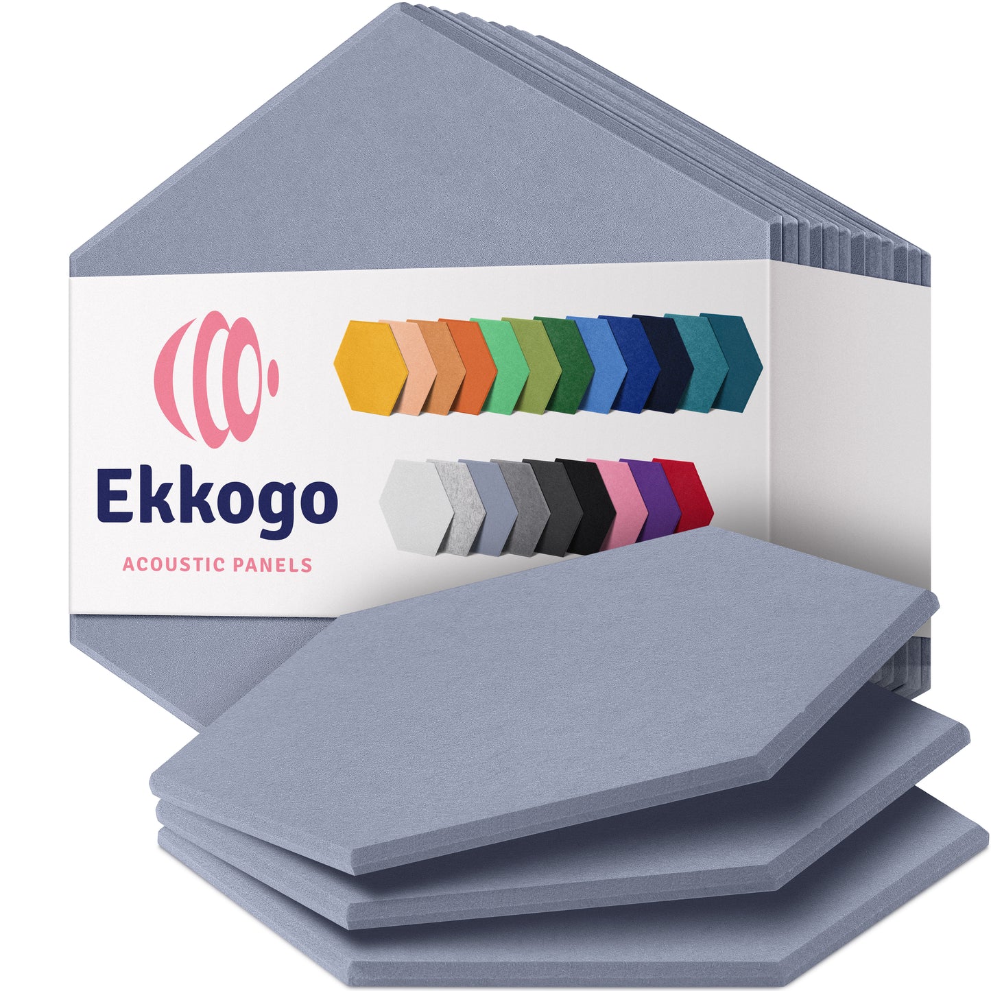 Ekkogo 12-Pack Acoustic Panels