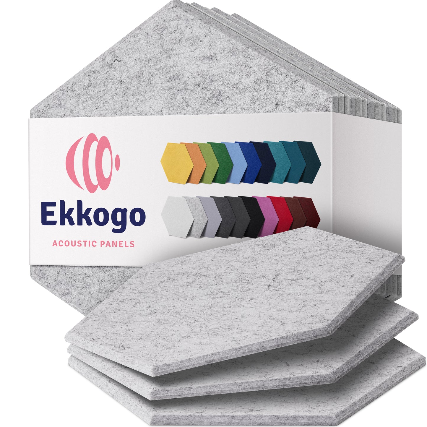 Ekkogo 12-Pack Acoustic Panels