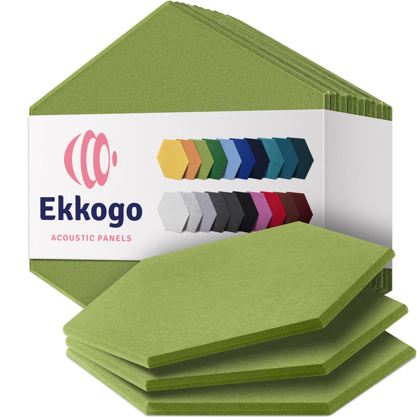 Ekkogo 12-Pack Acoustic Panels