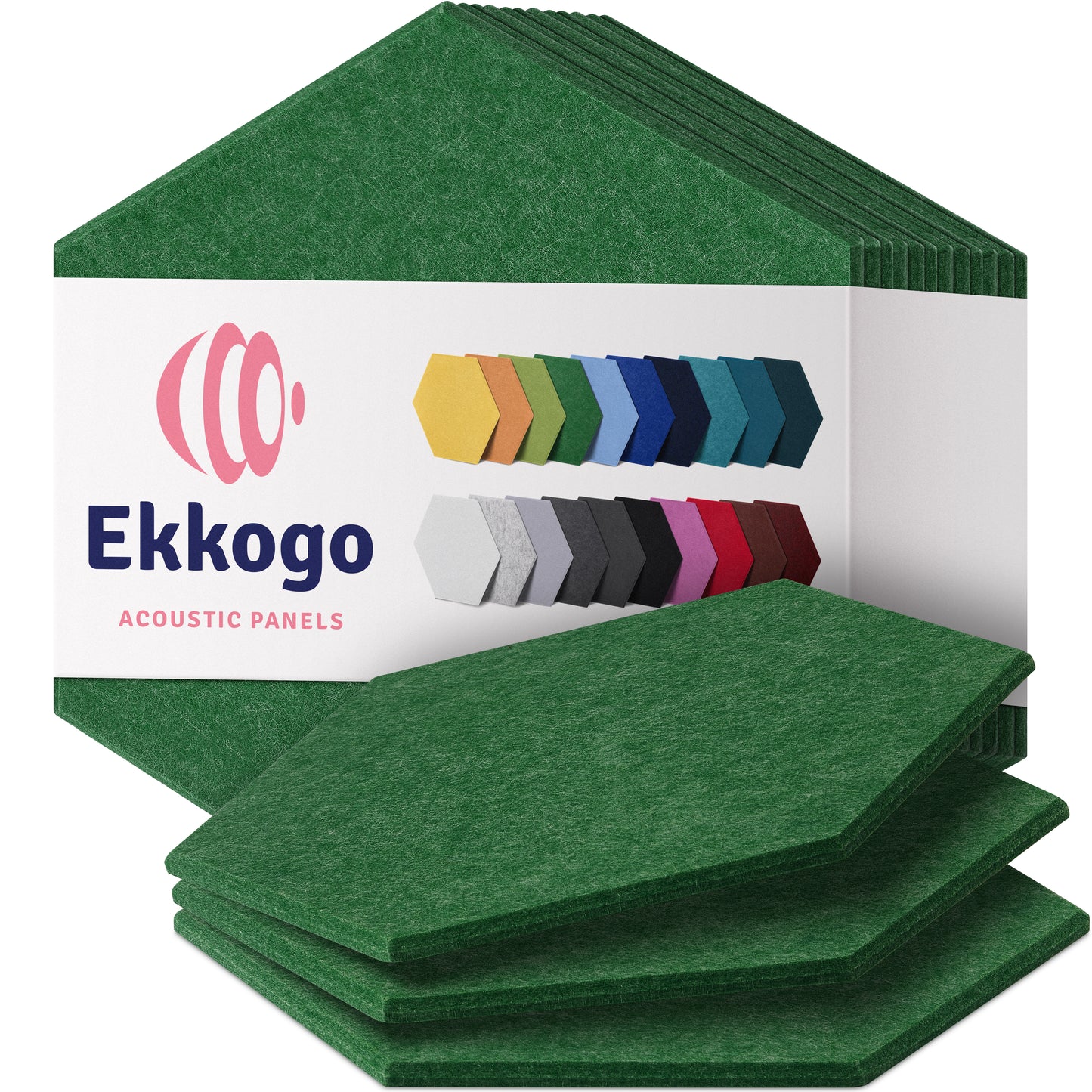 Ekkogo 12-Pack Acoustic Panels