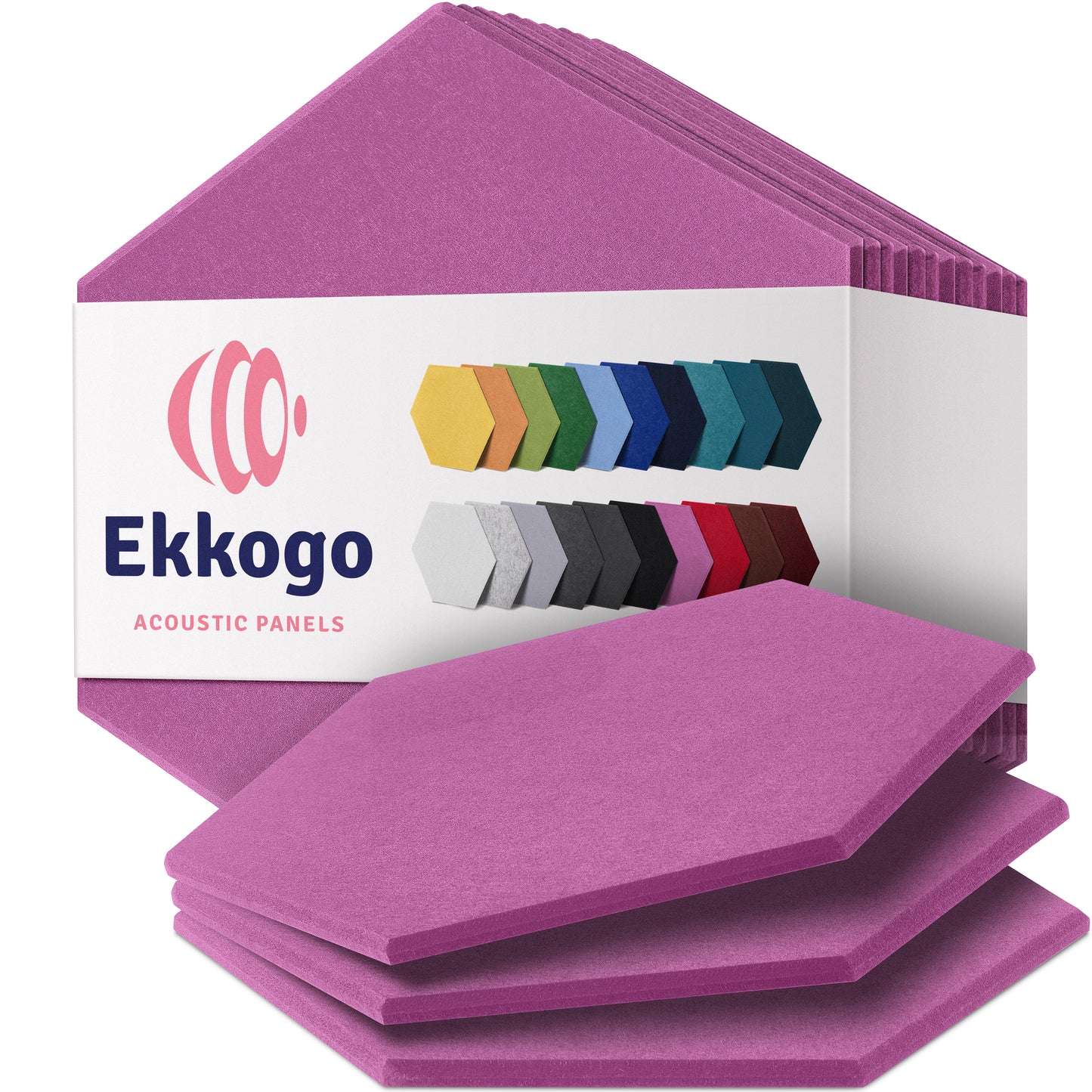 Ekkogo 12-Pack Acoustic Panels