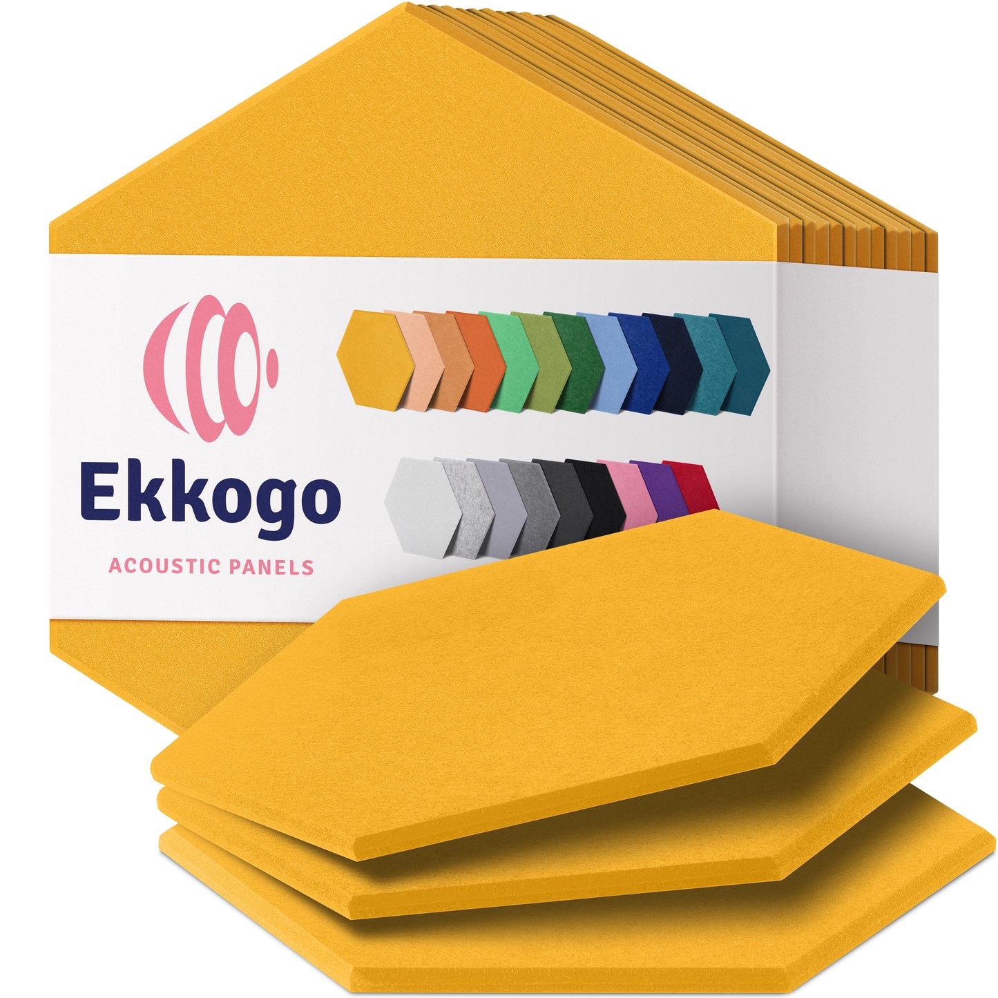 Ekkogo 12-Pack Acoustic Panels