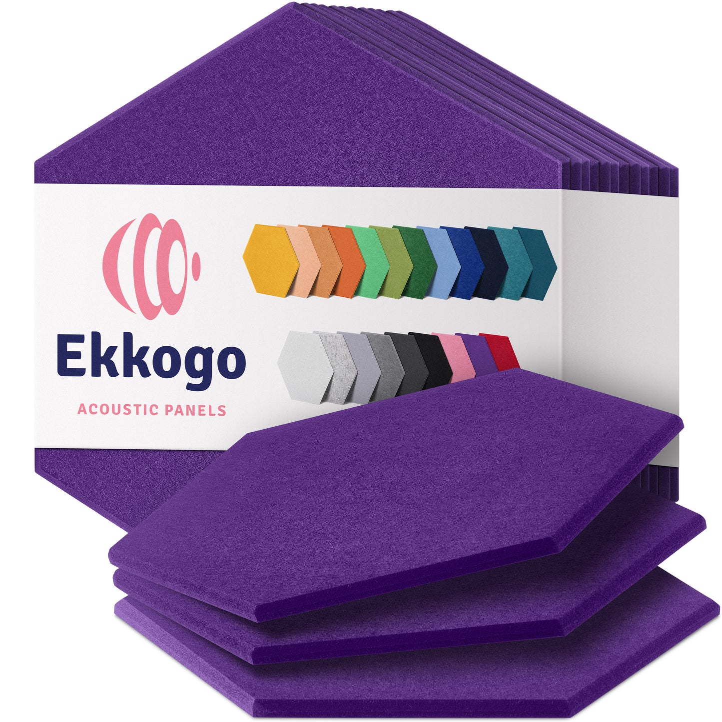 Ekkogo 12-Pack Acoustic Panels