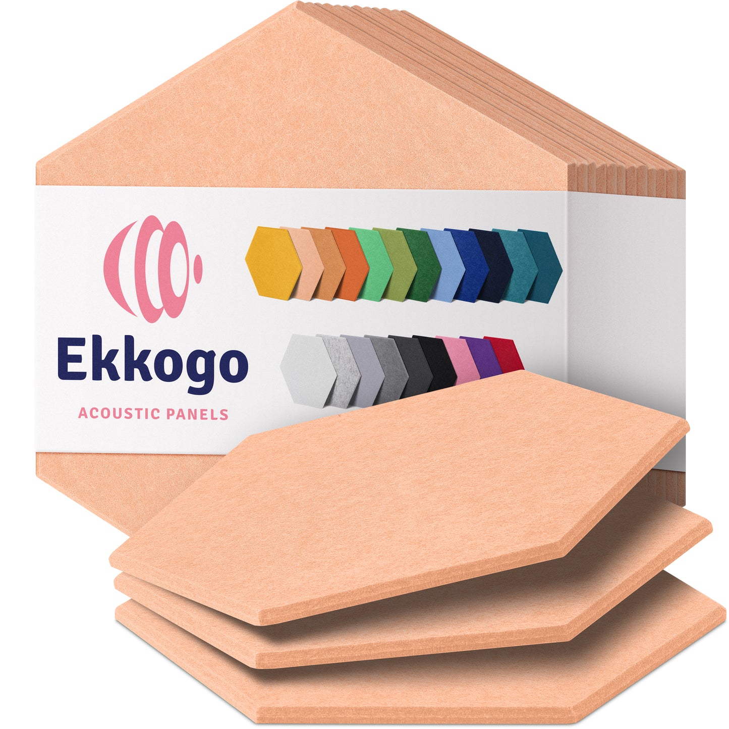 Ekkogo 12-Pack Acoustic Panels