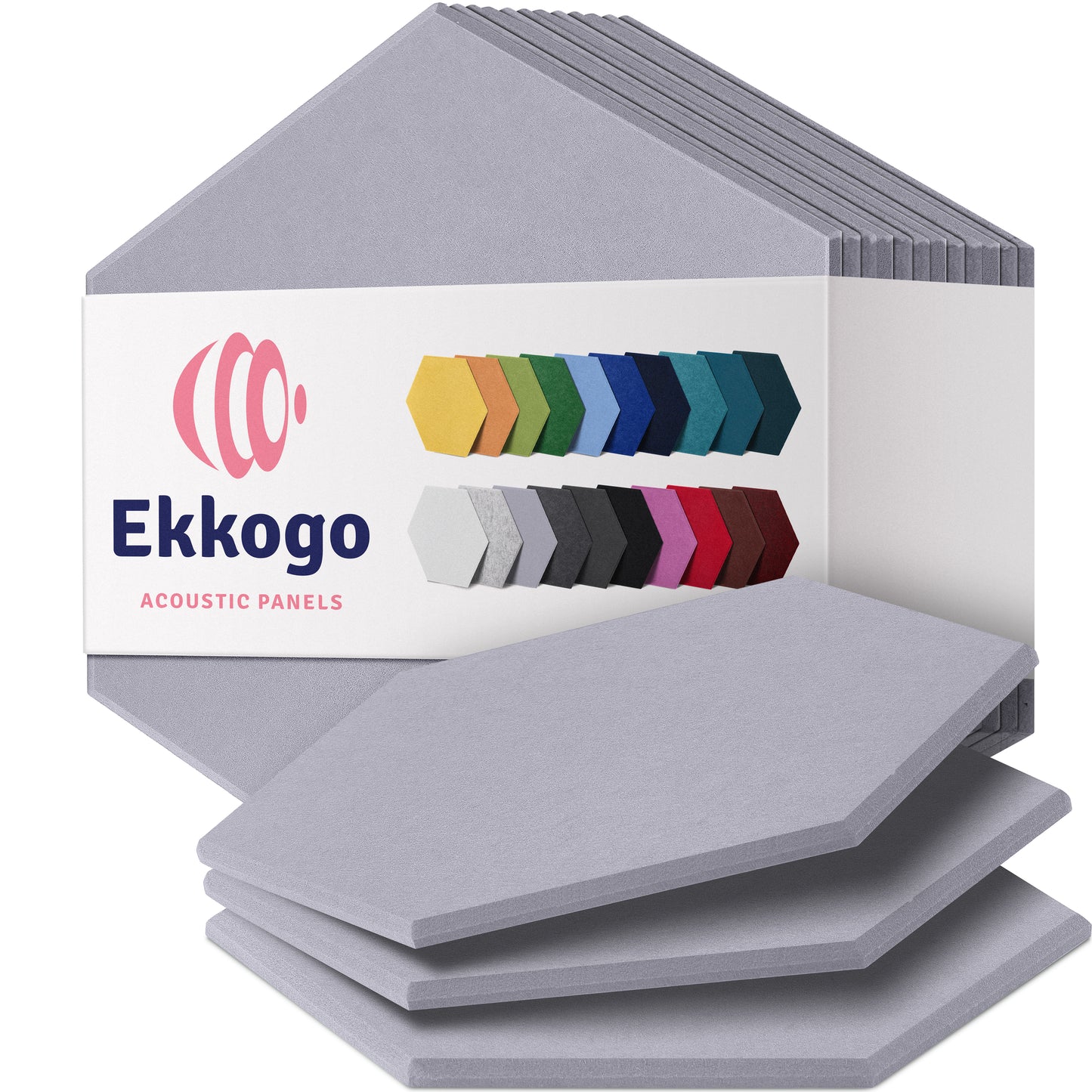 Ekkogo 12-Pack Acoustic Panels