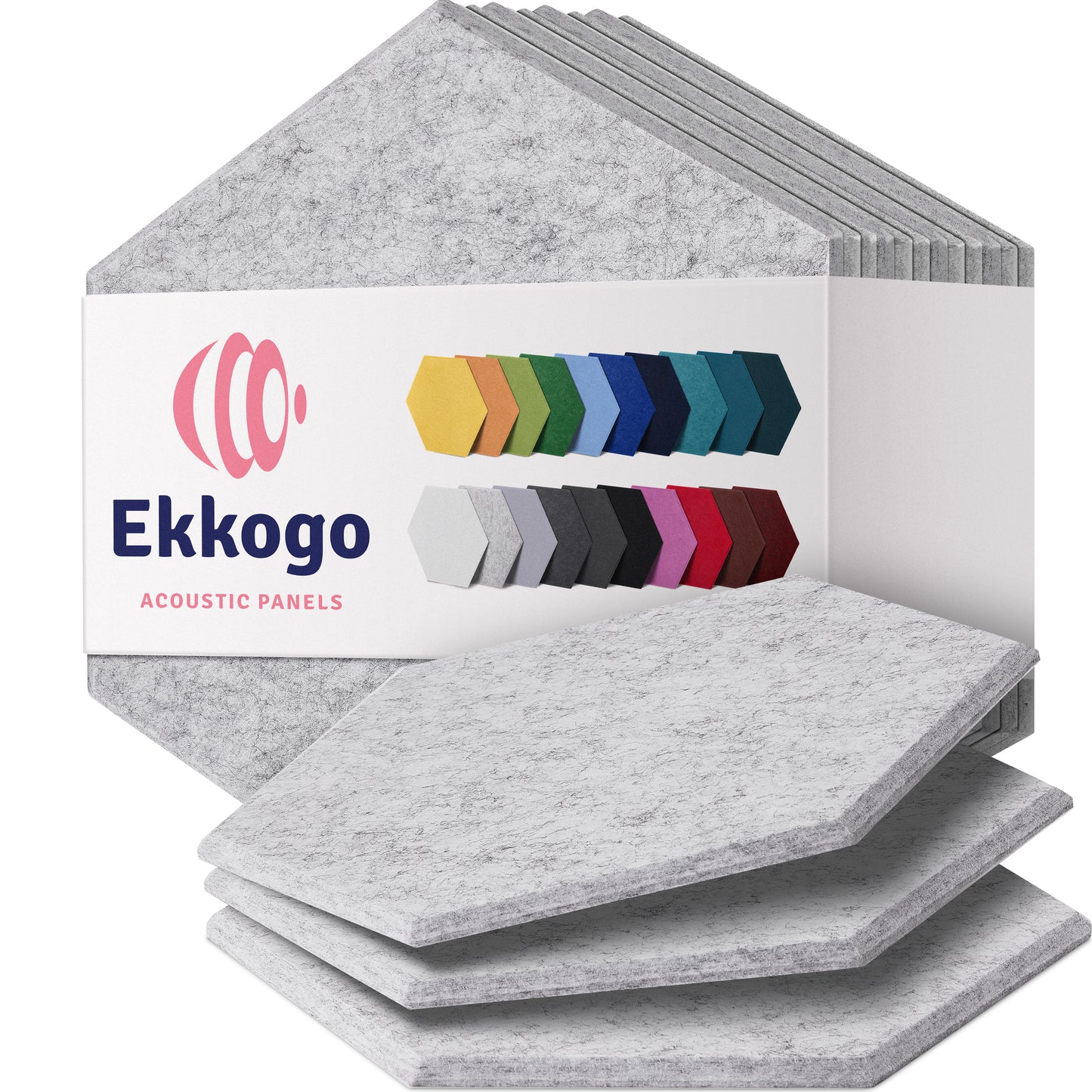 Ekkogo 12-Pack Acoustic Panels