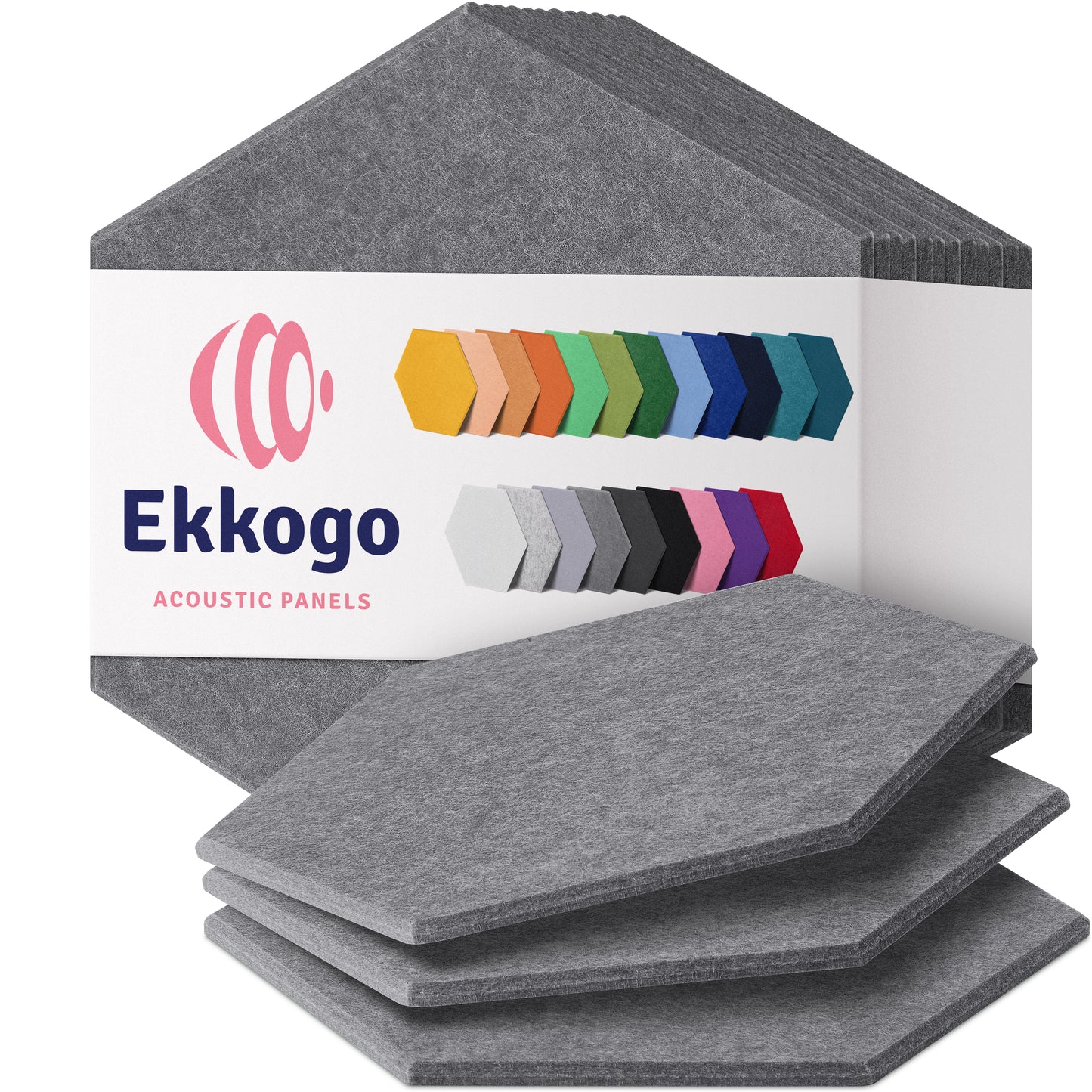 Ekkogo 12-Pack Acoustic Panels