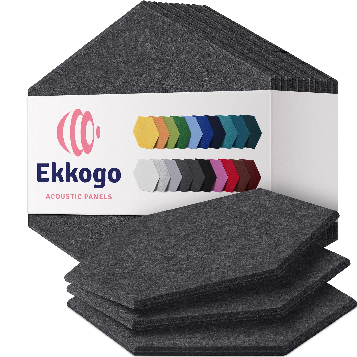 Ekkogo 12-Pack Acoustic Panels