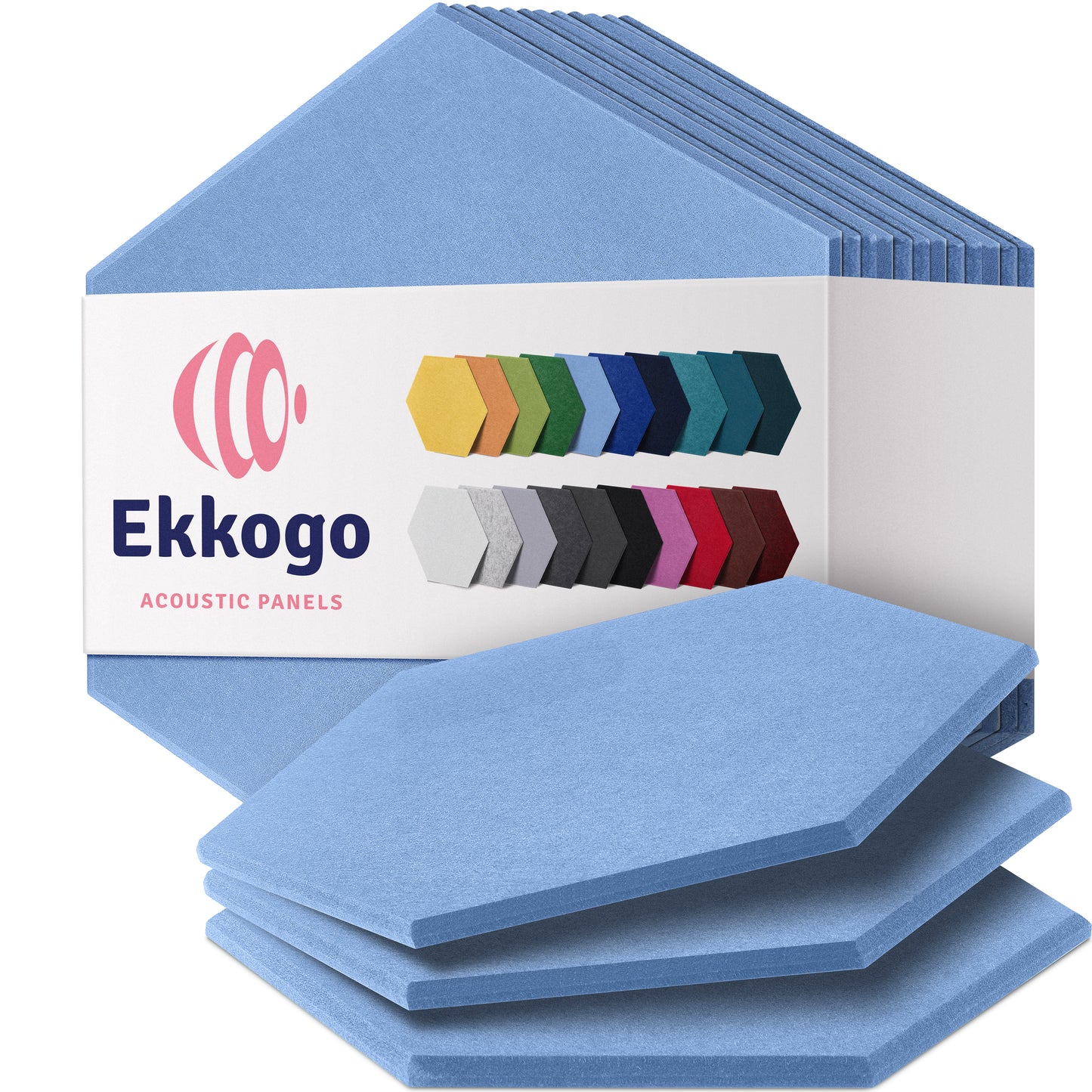 Ekkogo 12-Pack Acoustic Panels