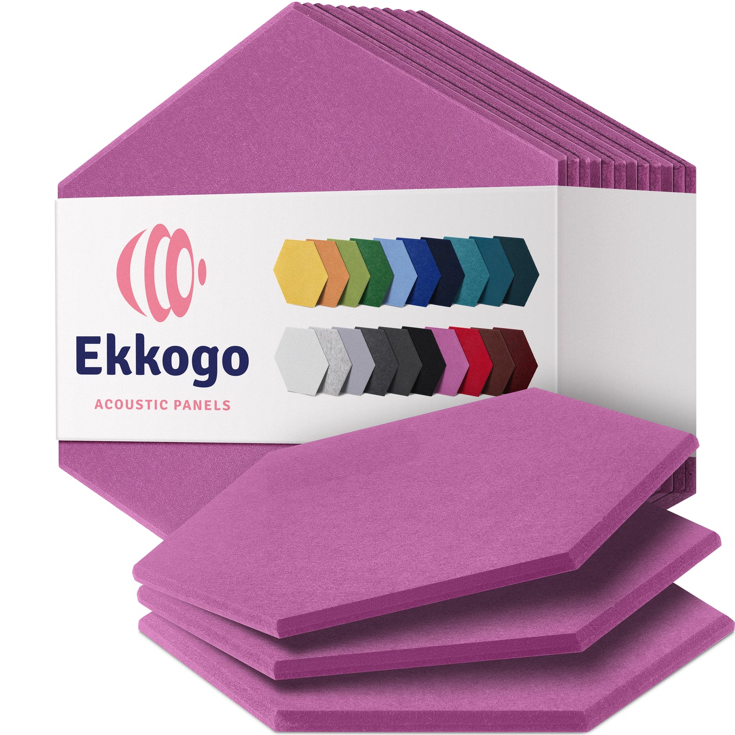 Ekkogo 12-Pack Acoustic Panels