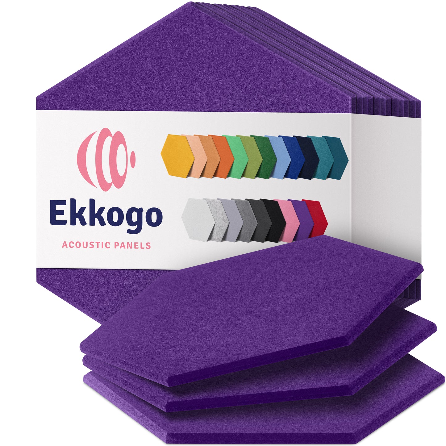 Ekkogo 12-Pack Acoustic Panels