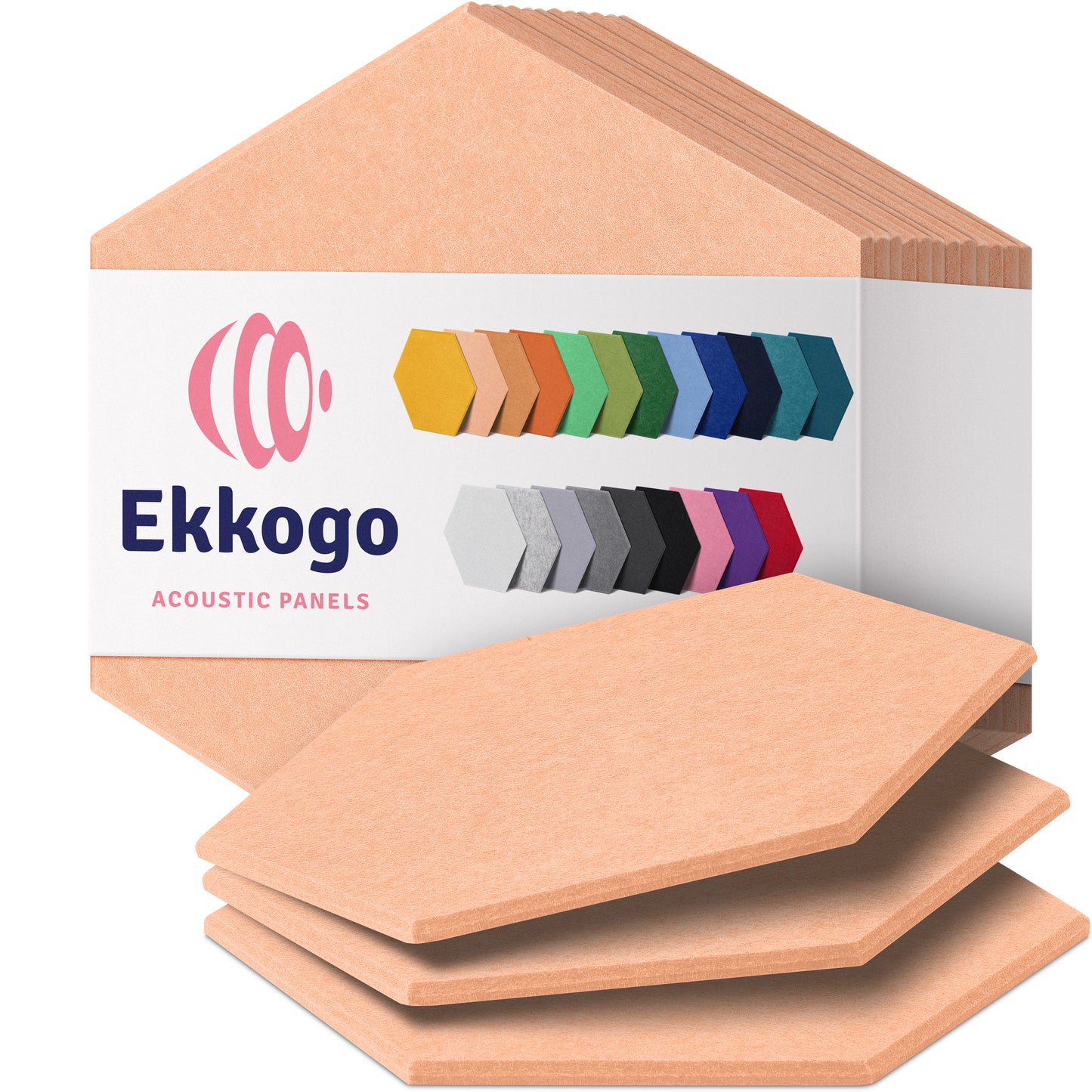 Ekkogo 12-Pack Acoustic Panels