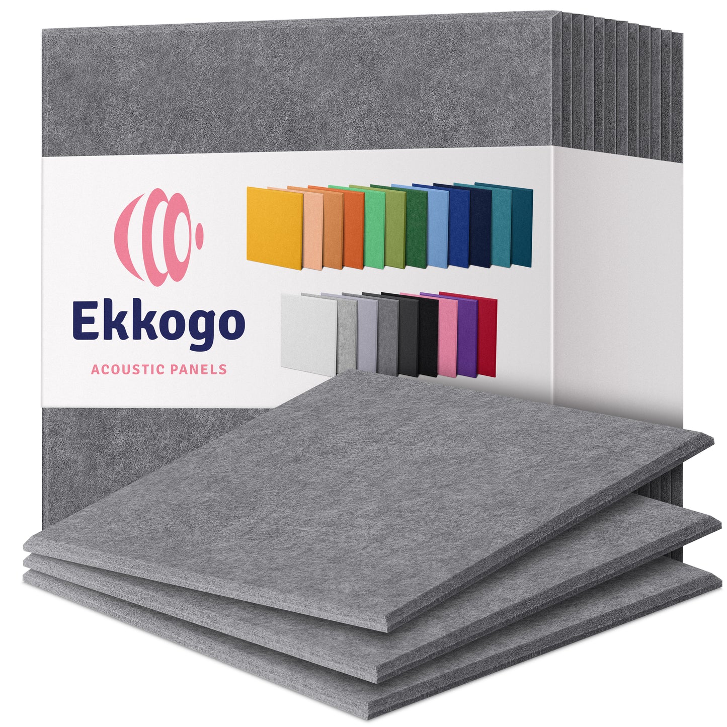 Ekkogo 12-Pack Acoustic Panels