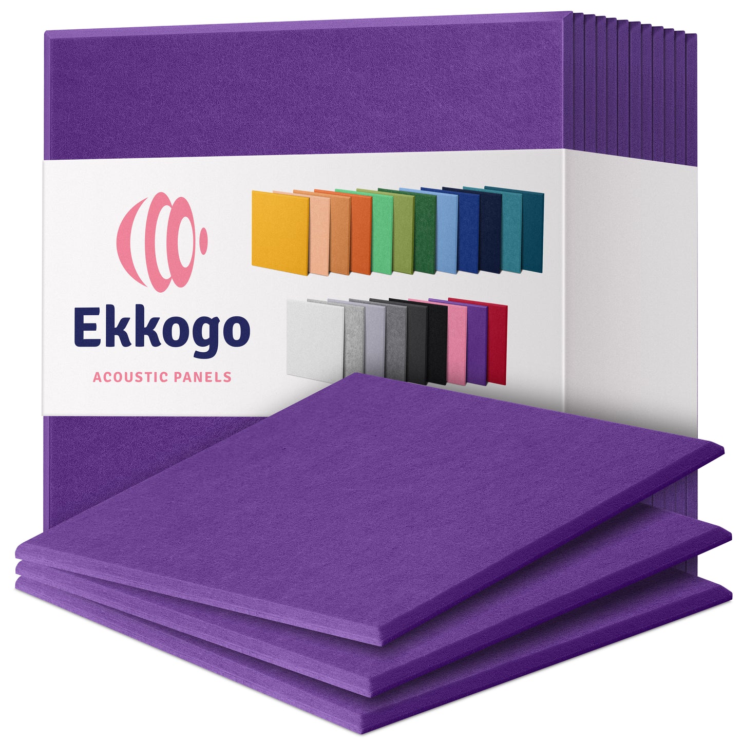 Ekkogo 12-Pack Acoustic Panels